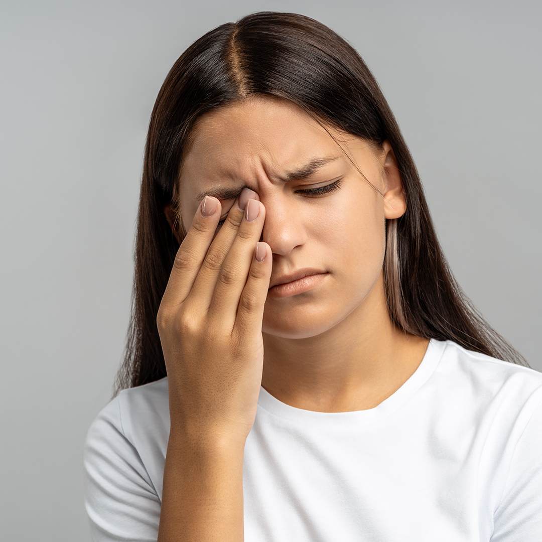 Болезненность или воспалённые глаза